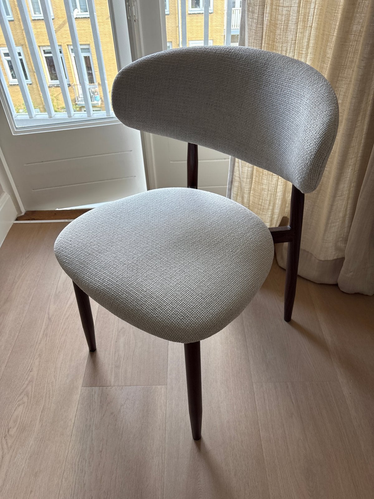6 Stijlvolle eetkamerstoelen, Huis en Inrichting, Ophalen, Bruin, Zo goed als nieuw, Vijf, Zes of meer stoelen