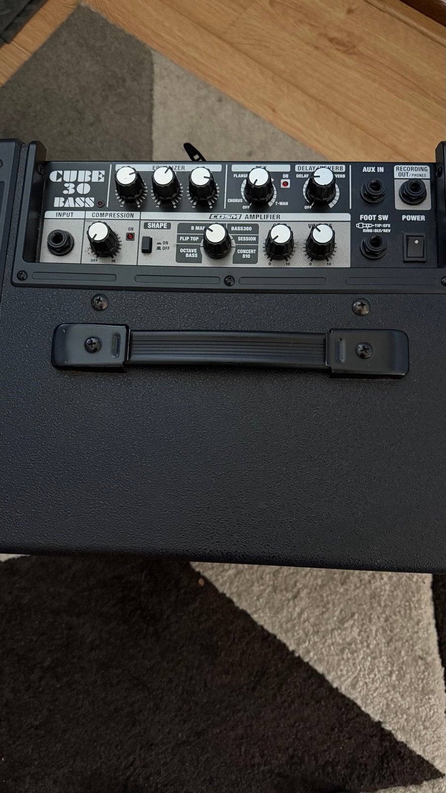 Roland Cube 30 Bass Versterker - Compact en Krachtig, Muziek en Instrumenten, Ophalen, Gebruikt, Basgitaar, Minder dan 50 watt