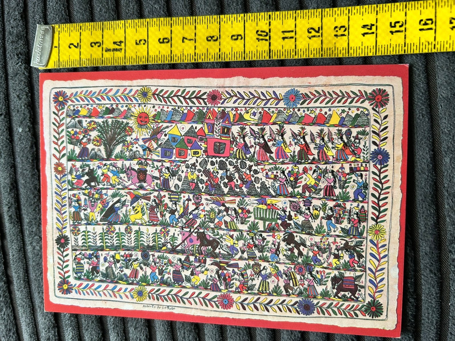 515. Kunstkaart Amate schildering uit Mexico, Ophalen of Verzenden, Ongelopen