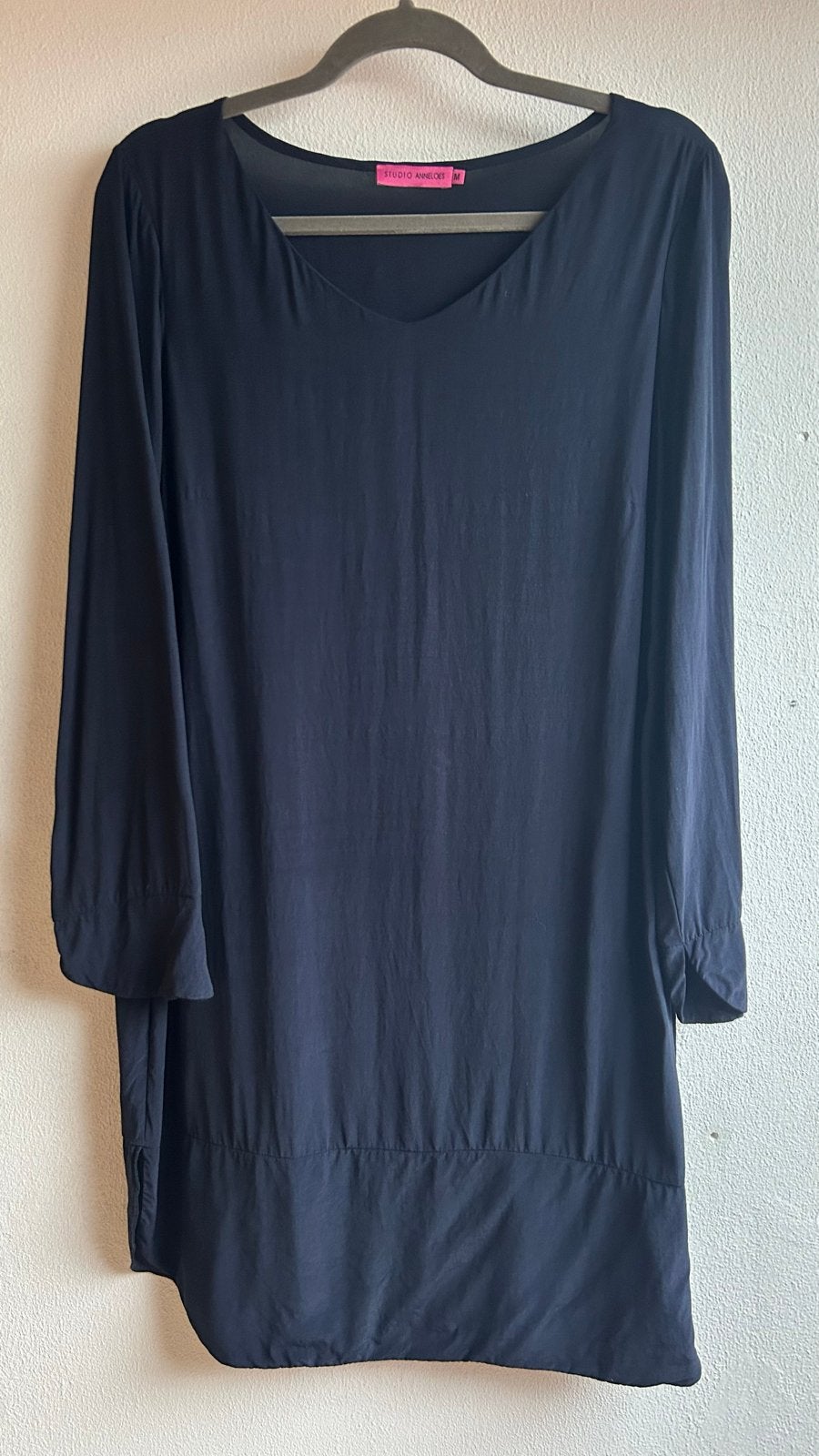 Studio Anneloes Tuniek Blauw - Maat M - 100% Cupro, Ophalen of Verzenden, Zo goed als nieuw, Maat 38/40 (M), Blauw