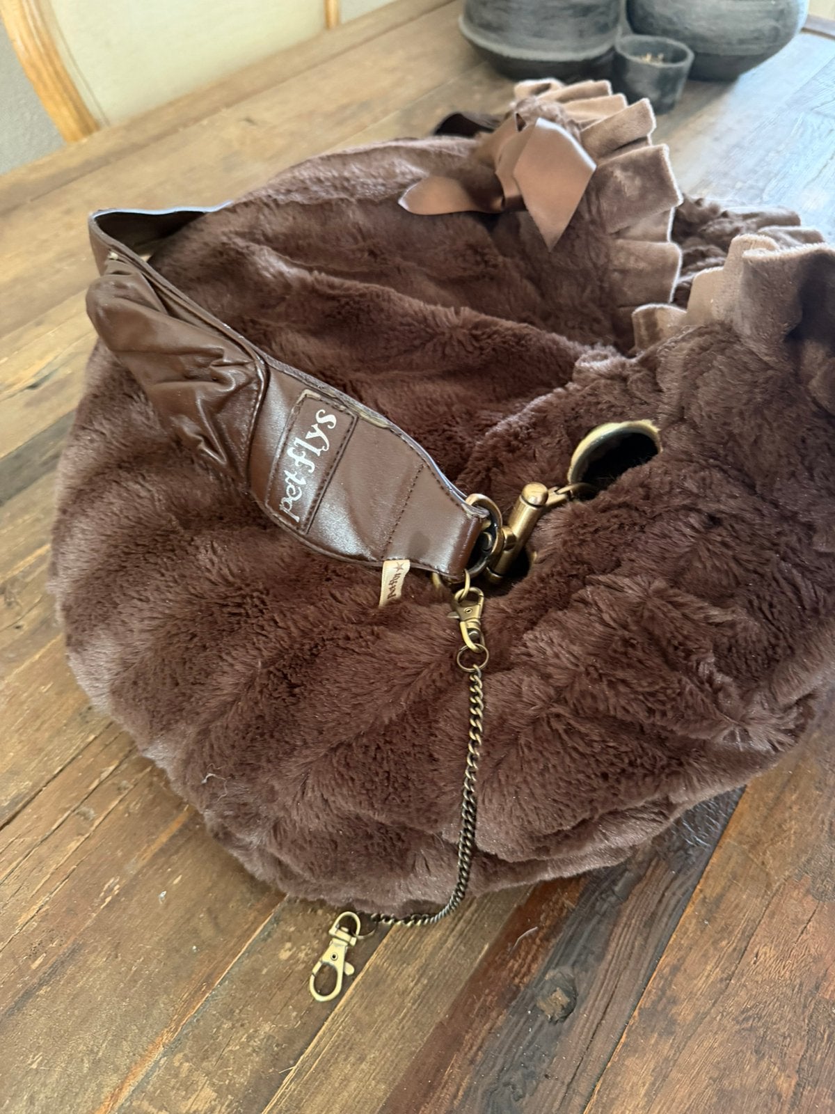 Prachtige luxe honden tas, Ophalen, Zo goed als nieuw