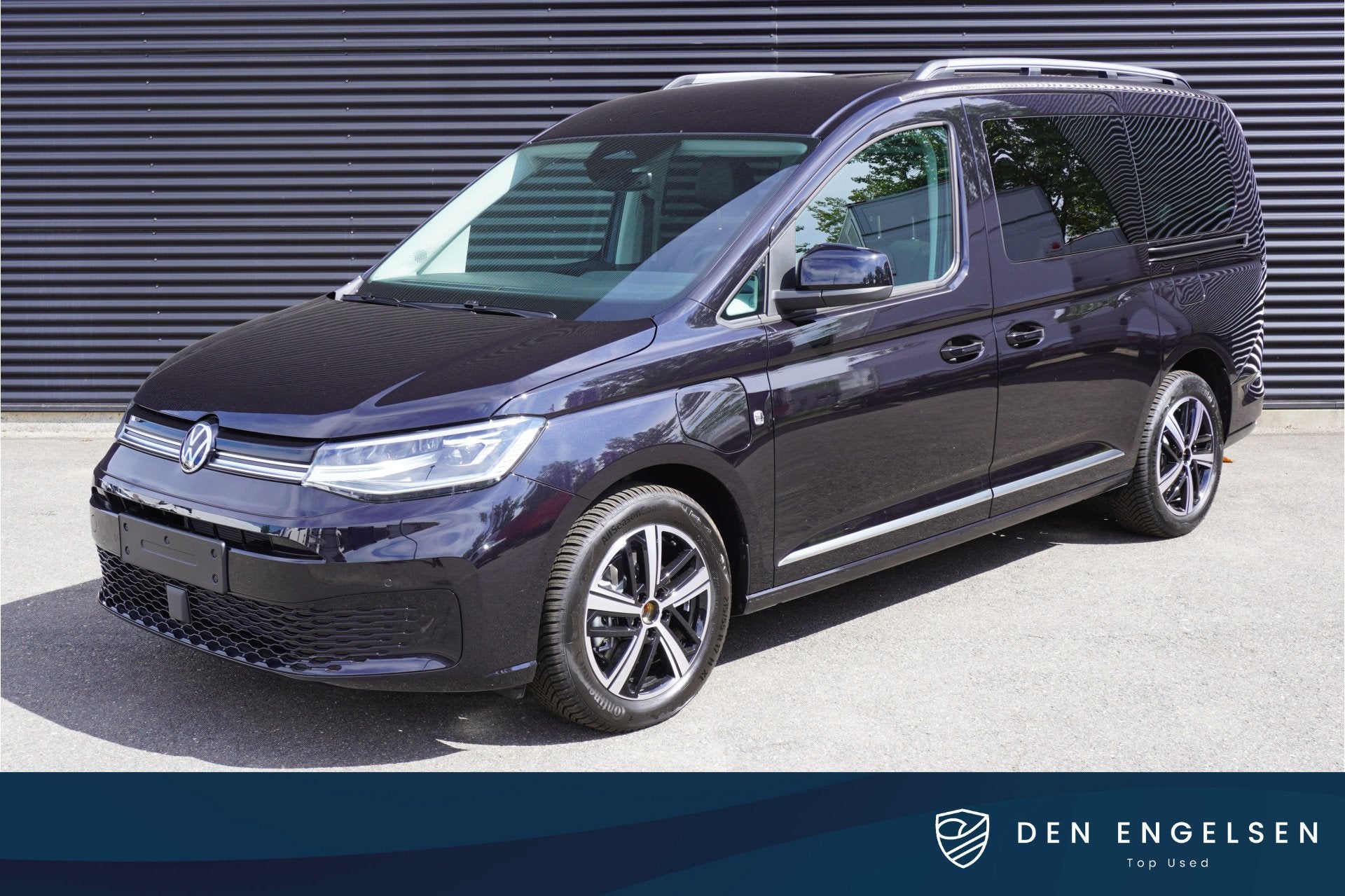 Volkswagen Caddy Maxi L2 150pk Plug-in Hybride Style Automaa, Auto's, 4 cilinders, 150 pk, 7 stoelen, Zwart