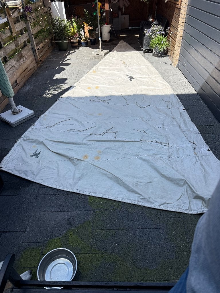 Zeilen voor boot, Watersport en Boten, Ophalen, 6 meter of meer, Gebruikt, Grootzeil