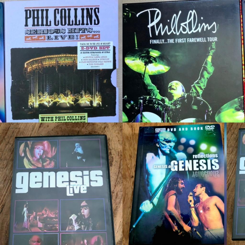 Genesis & Phil Collins DVD Collectie, Alle leeftijden, Boxset, Muziek en Concerten, Ophalen of Verzenden