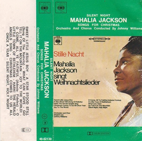 Mahalia Jackson – Silent Night Songs For Christmas MC, Cd's en Dvd's, Cassettebandjes, Gebruikt, 1 bandje, Ophalen of Verzenden