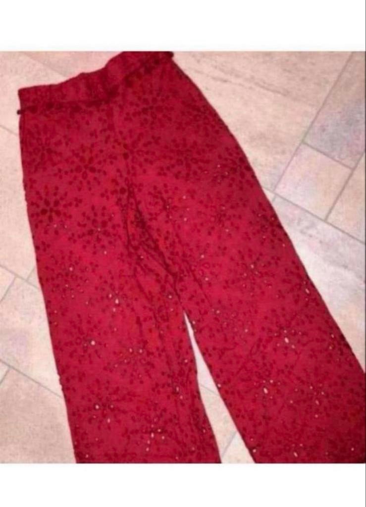Zara Trafaluc Broek Maat S, Ophalen of Verzenden, Gedragen, Maat 36 (S), Rood