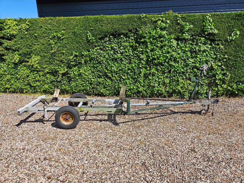 boottrailer 6m, Ophalen, Minder dan 1500 kg, Gebruikt, Sloepentrailer