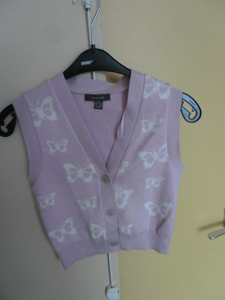 z.g.a.n. lila spencer vestje. Maat XS, Ophalen of Verzenden, Zo goed als nieuw, Maat 34 (XS) of kleiner, Paars