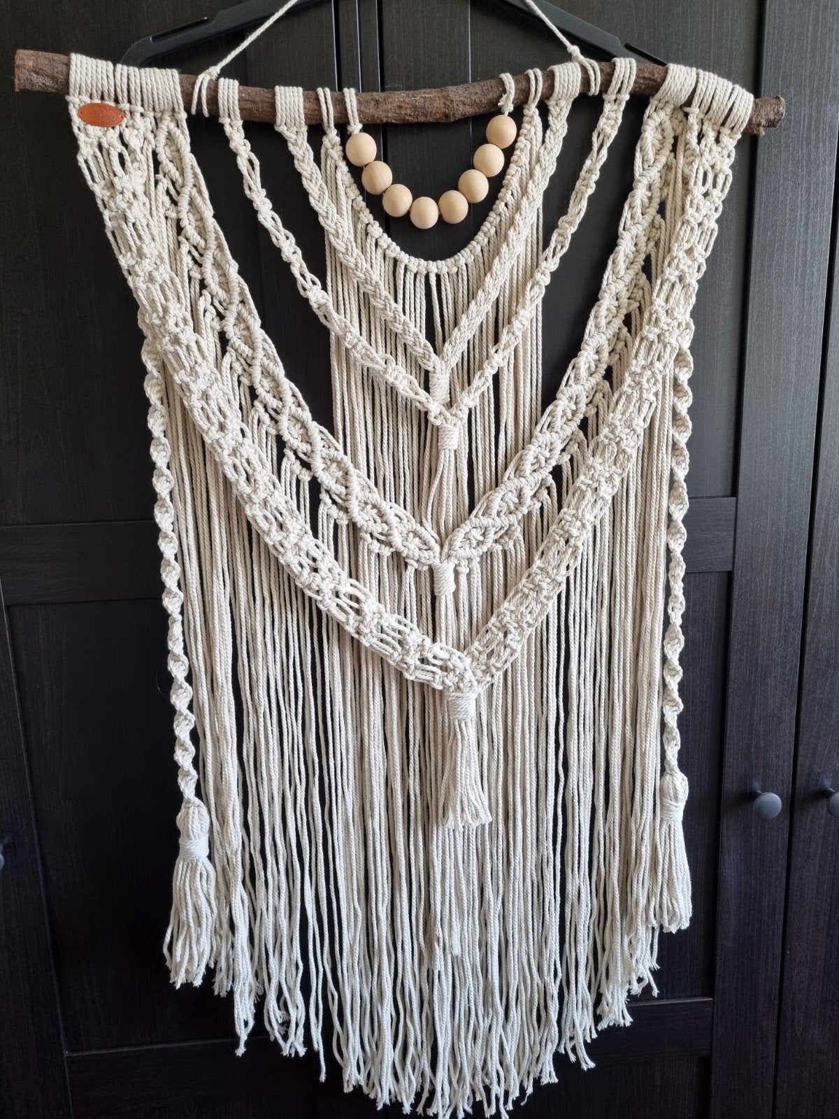 Nieuw macrame wandkleed, Huis en Inrichting, Boho, Ophalen of Verzenden, Nieuw, Wandkleed