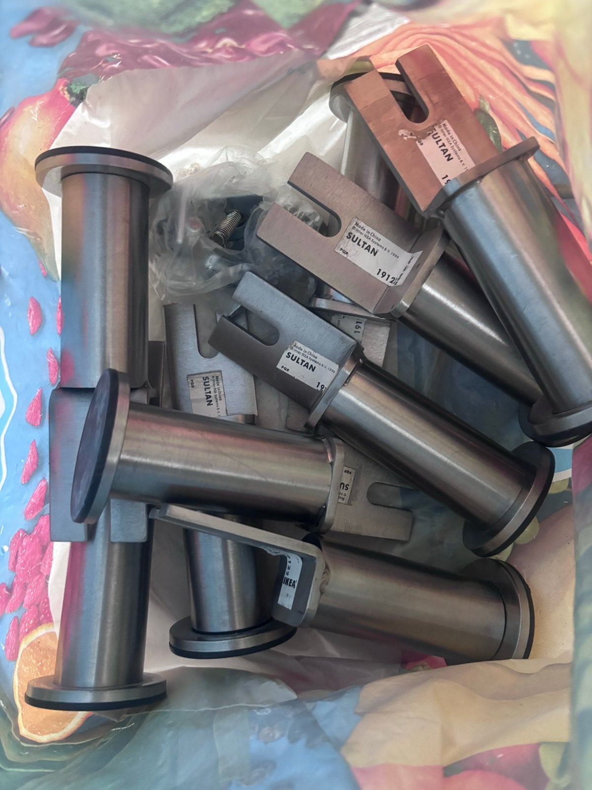 IKEA Sultan bedpoten - set van 8 stuks, Ophalen, Gebruikt