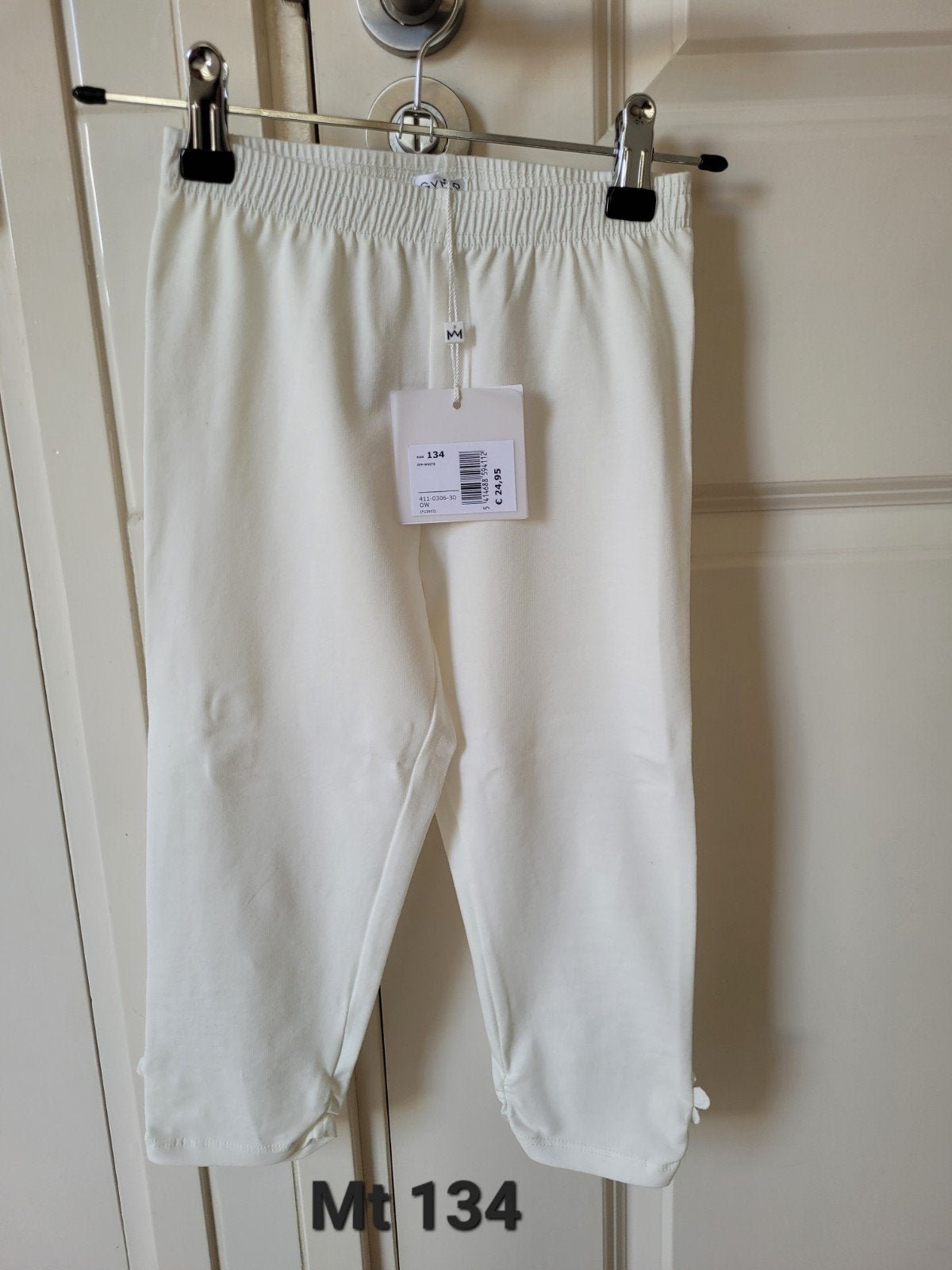 Nieuwe witte driekwart legging van Gymp maat 134, Ophalen of Verzenden, Nieuw, Gymp, Meisje