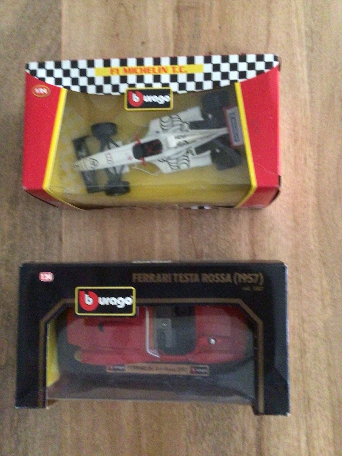 Bburago modelauto's: Ferrari Testa Rossa & Formule 1, Ophalen of Verzenden, Nieuw, Auto, Bburago