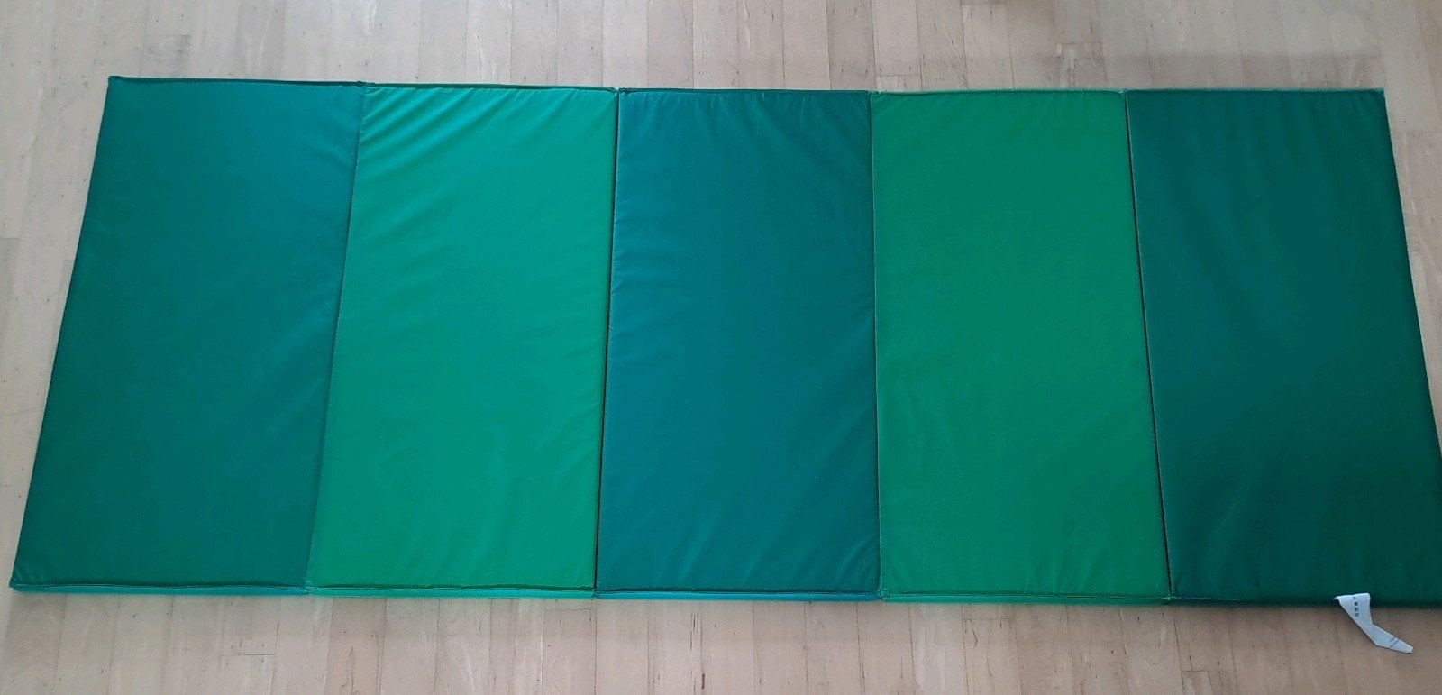 PLUFSIG Gymmat, opvouwbaar, groen, 78x185 cm, Sport en Fitness, Turnen, Ophalen, Groen, Materiaal