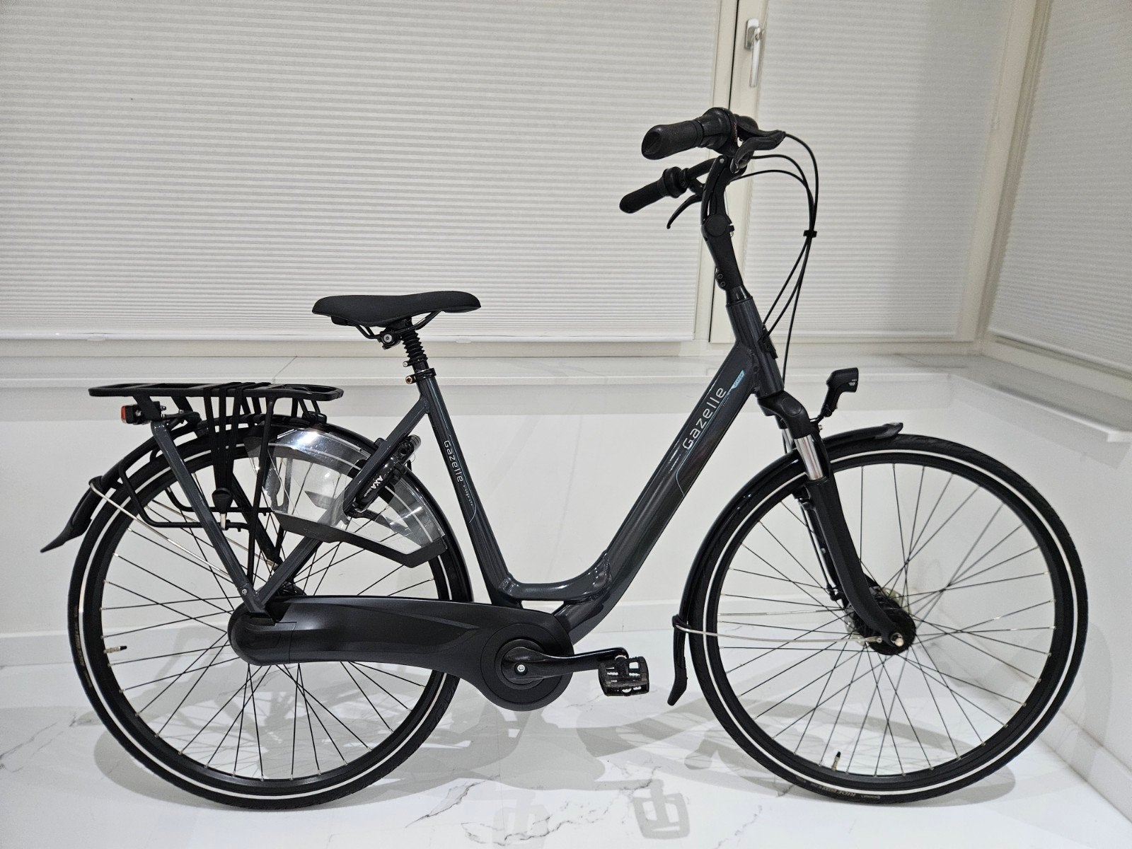 Gazelle Orange C7+ NIEUWSTAAT, Ophalen, 53 tot 56 cm, Velgrem, Versnellingen