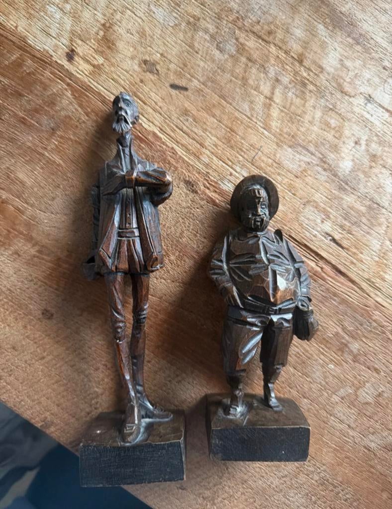 Hout gesneden beeldjes ouro artesenia, Antiek en Kunst, Ophalen of Verzenden