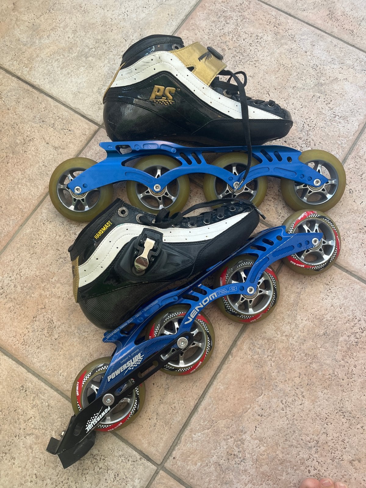 Powerslide Venom 12.8 inline skeelers - Maat 38, Sport en Fitness, Overige merken, Overige typen, Ophalen of Verzenden, Zo goed als nieuw
