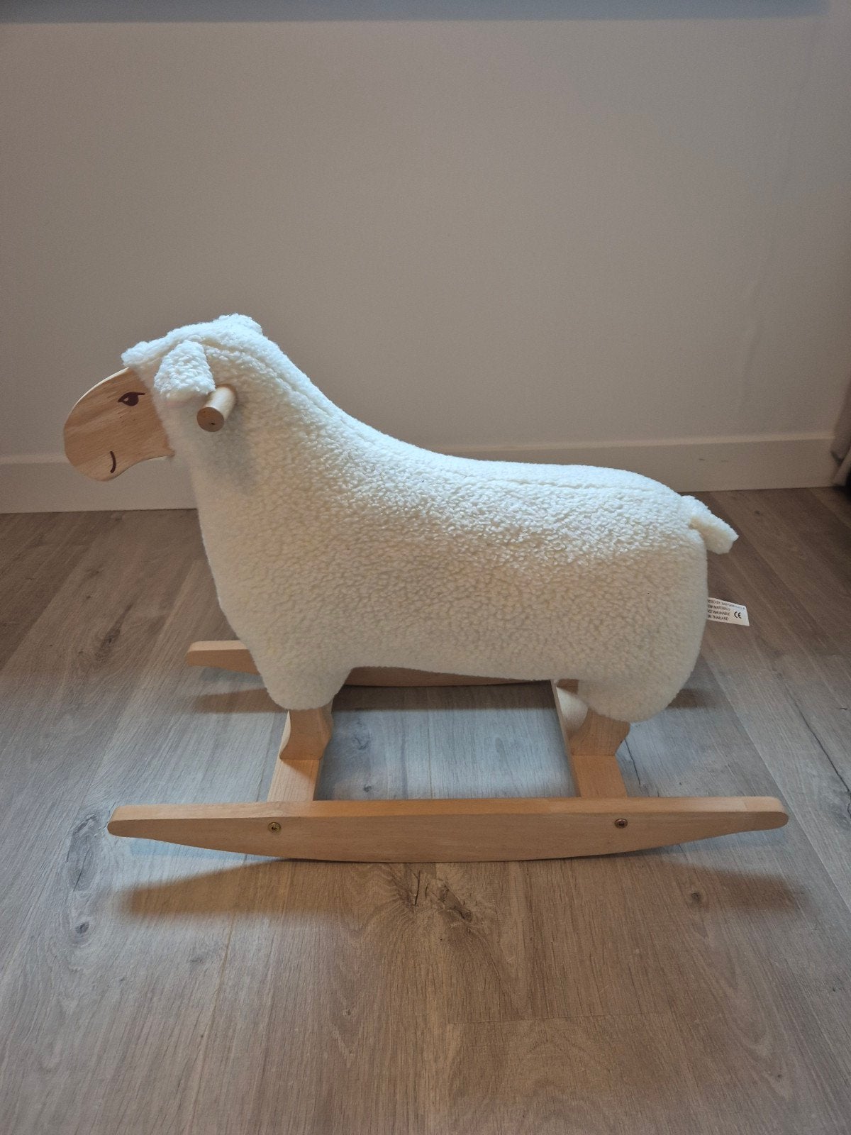 Schattig schaap schommelpaard - Zo goed als nieuw, Ophalen, Zo goed als nieuw, Jongen of Meisje
