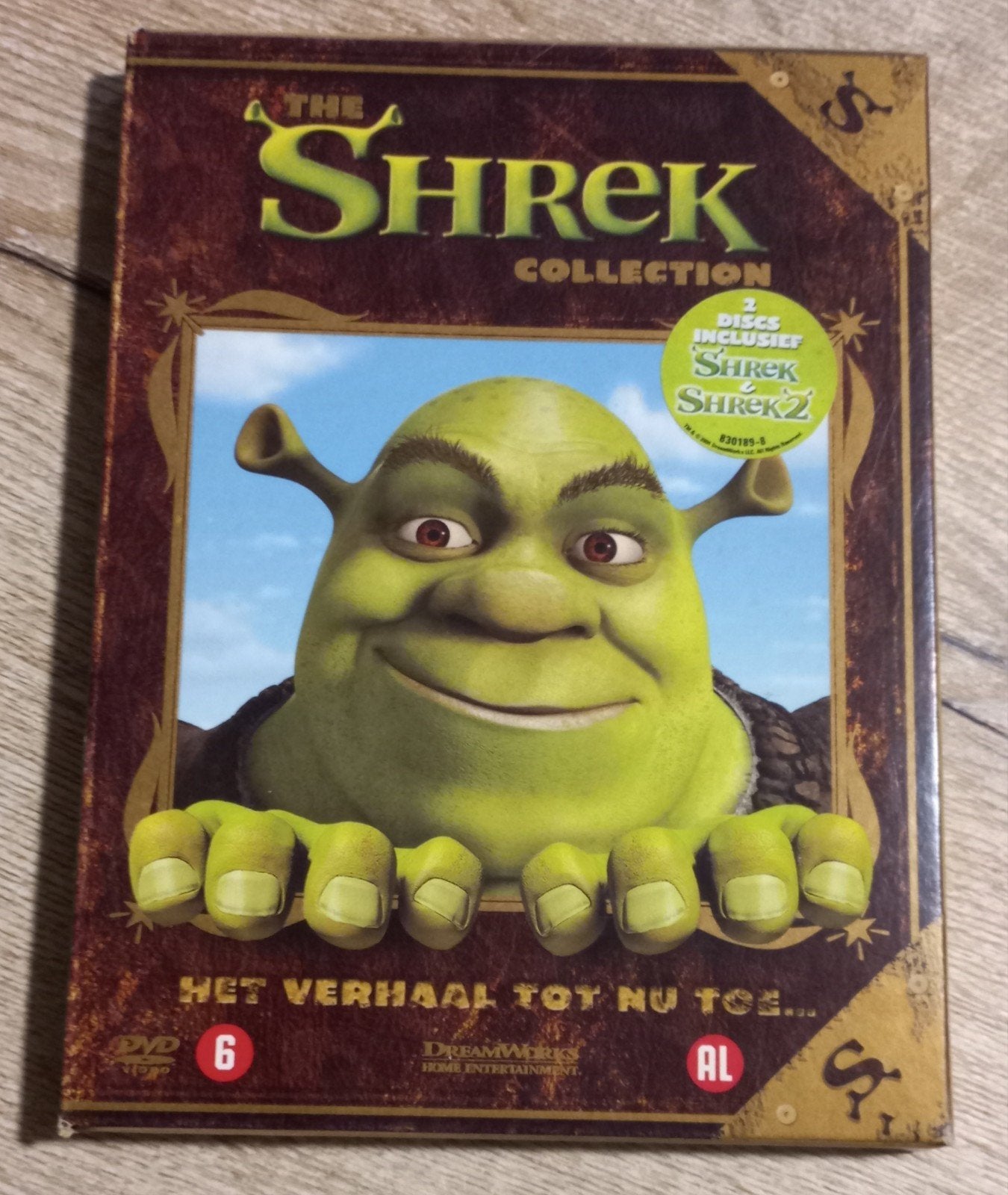 Shrek Collection DVD - Shrek & Shrek 2, Gebruikt, Inclusief doosje, Animatie, Nederlands