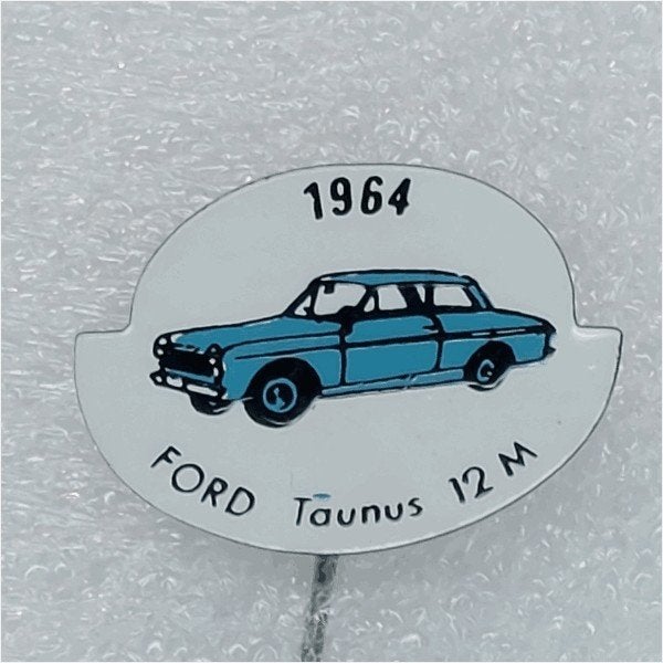 SP0915 Speldje 1964 Ford Taunus 12M blauw, Ophalen of Verzenden, Gebruikt, Overige onderwerpen