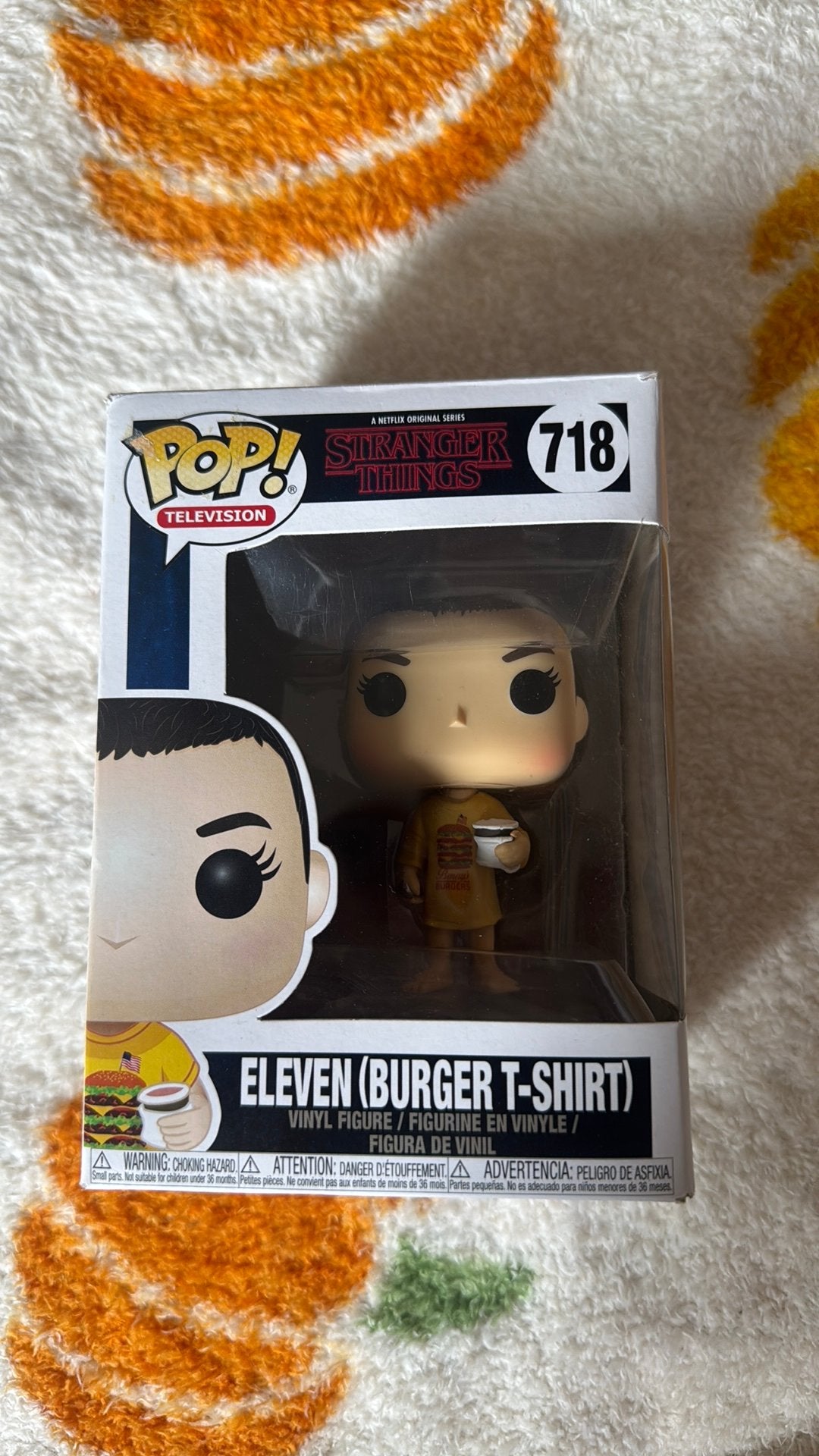 stranger things funko eleven burger shirt, Ophalen of Verzenden, Zo goed als nieuw