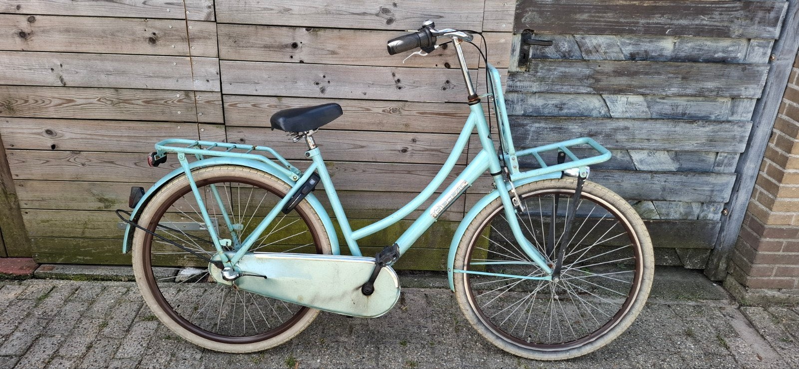 Popal damesfiets 28" 53cm, Terugtraprem, Gebruikt, Versnellingen, 50 tot 53 cm