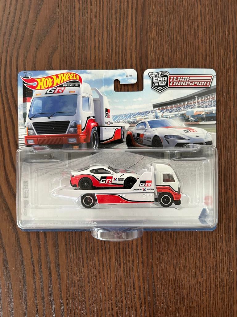 Hot Wheels Team Transport '21 Toyota GR Supra Aero Lift, Hobby en Vrije tijd, Modelauto's | Overige schalen, Ophalen of Verzenden