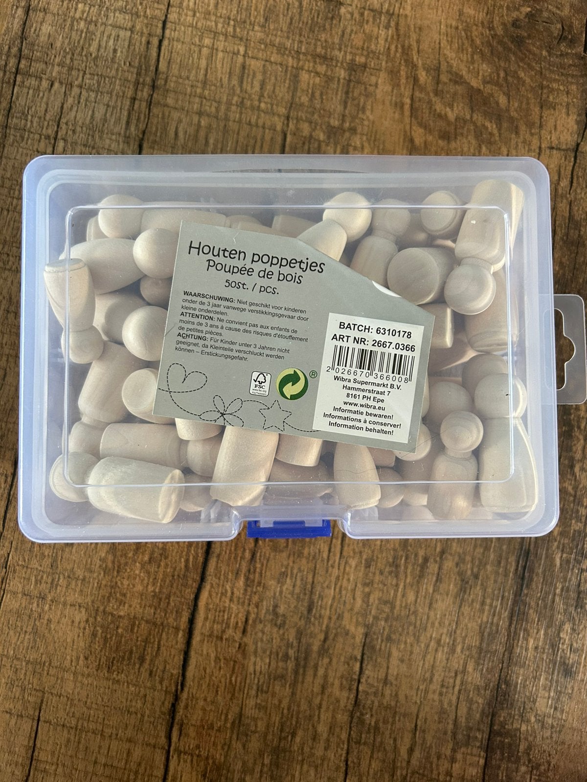 Houten poppetjes nieuw, Overige thema's, Overige typen, Nieuw, Hout