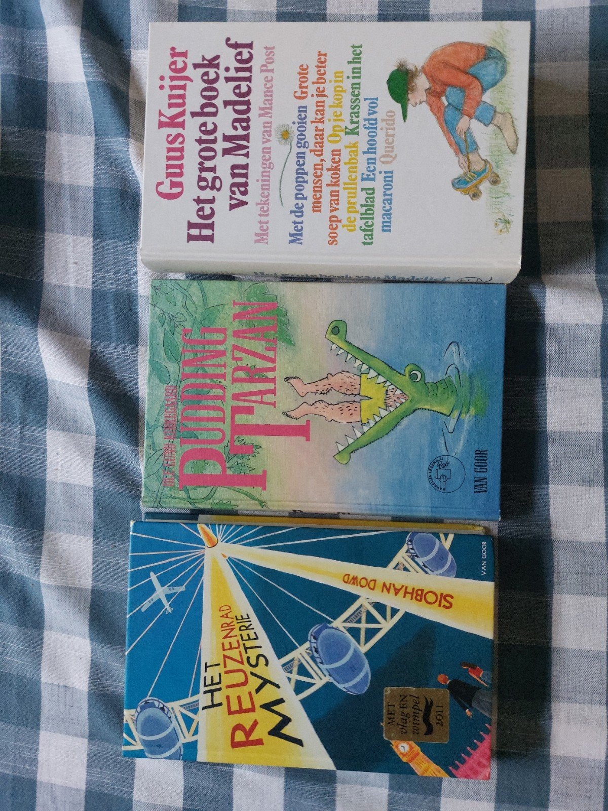 Pudding Tarzan, Het Reuzenrad, Madelief. boeken, Ophalen of Verzenden, Zo goed als nieuw, Guus Kuijer, Ole Lund Kirkegaard, Siobhan Dowd