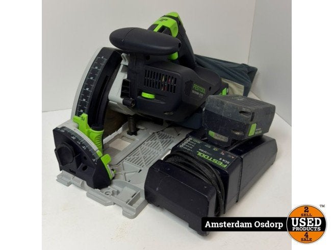 Festool TSC 55 KSEB + 2 Accu's + Lader | Zeer netjes, Doe-het-zelf en Verbouw, Festool, Zo goed als nieuw, Support@festool.com