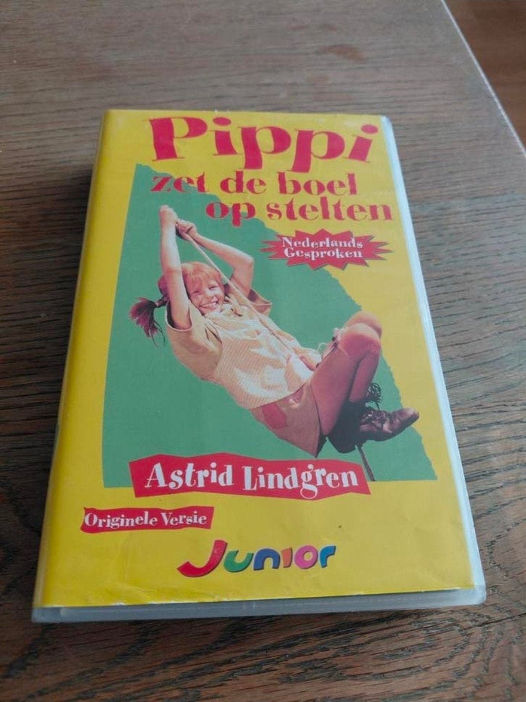 Pippi Langkous zet de boel op stelten videoband., Cd's en Dvd's, VHS | Kinderen en Jeugd, Gebruikt, Alle leeftijden, Ophalen of Verzenden