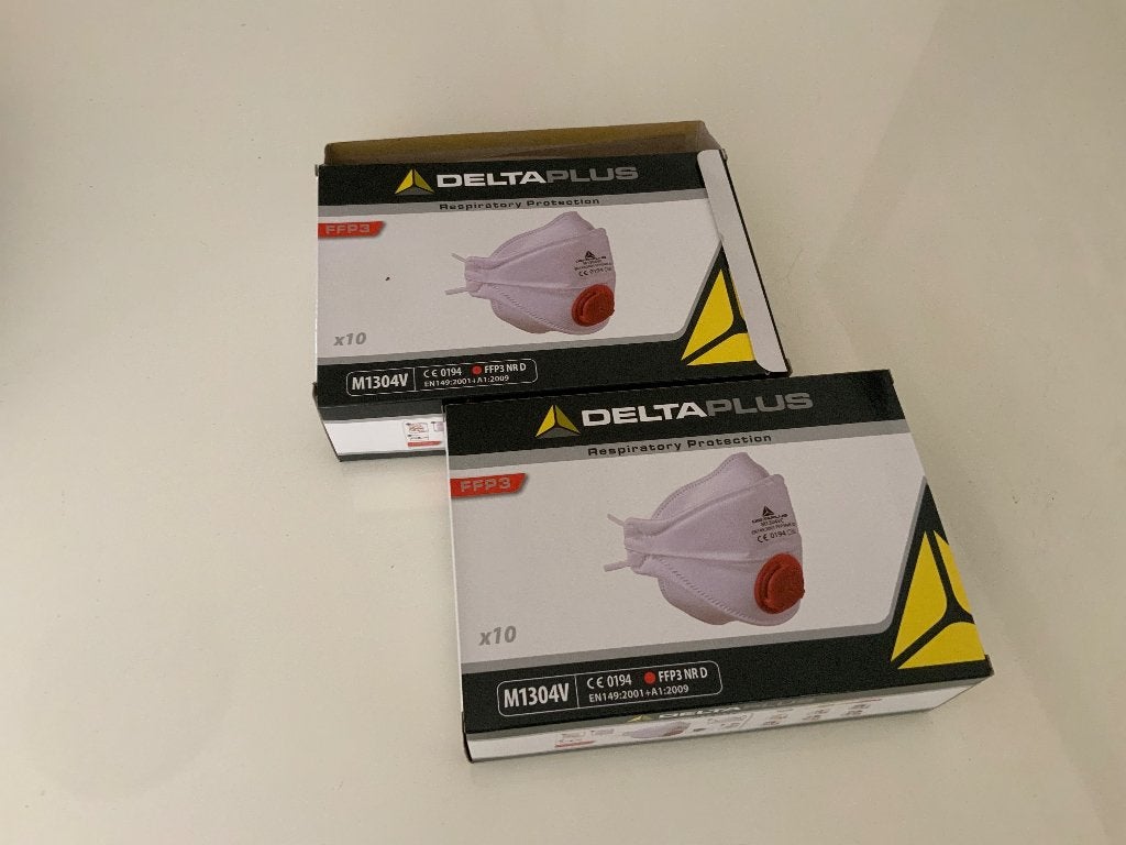 Stofmaskers ffp3 delta plus, Doe-het-zelf en Verbouw, Adembescherming, Ophalen of Verzenden, Nieuw, Stofmaskers