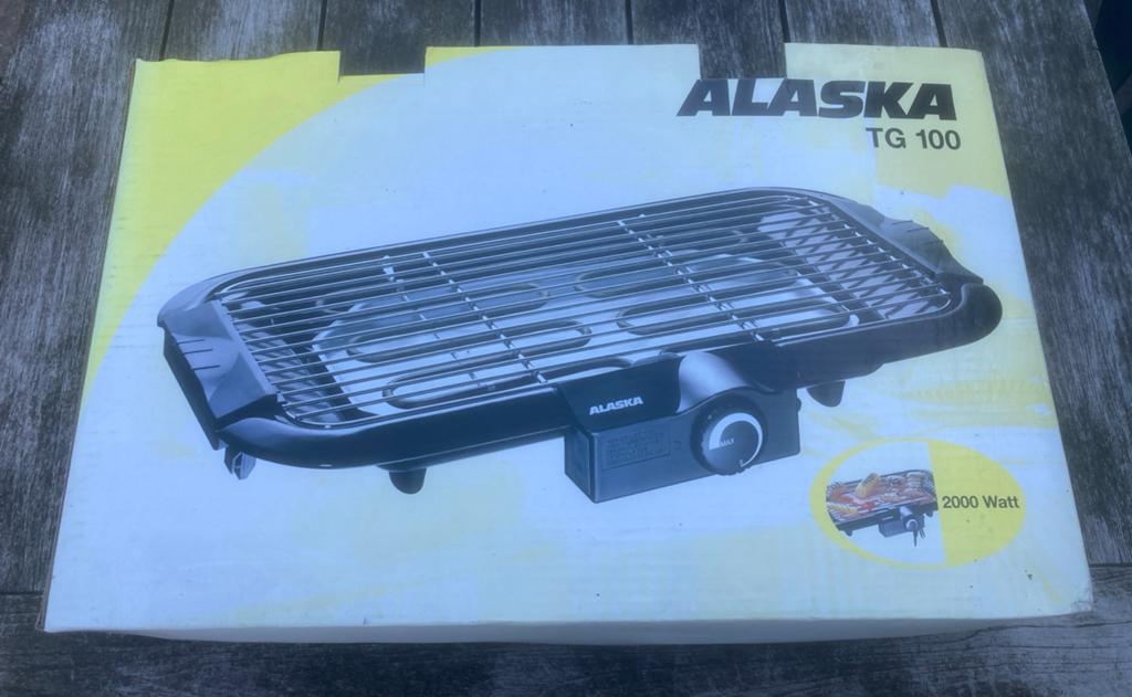 Alaska TG 100 Tafelgrill - 2000 Watt, Ophalen, Nieuw, Tafelgrill