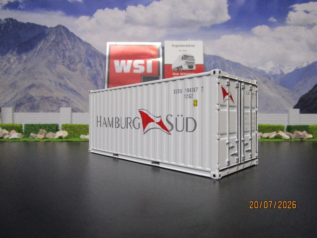 wsi premium line 20ft container hamburg sud 04-2259, Ophalen, Nieuw, Bus of Vrachtwagen, Wsi