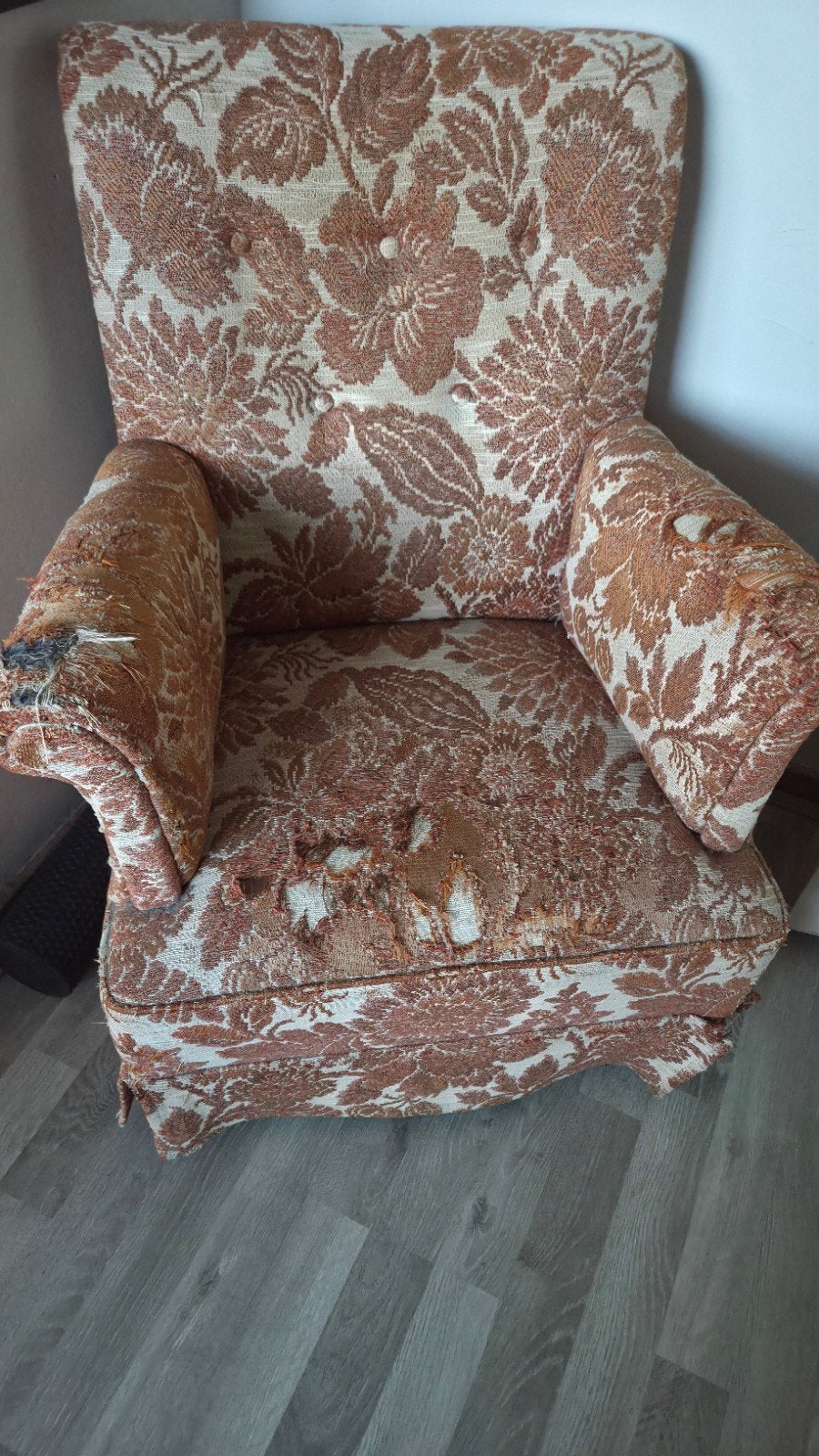 Stoeltje opknapper, Huis en Inrichting, Ophalen, Gebruikt, Overige kleuren, Vintage