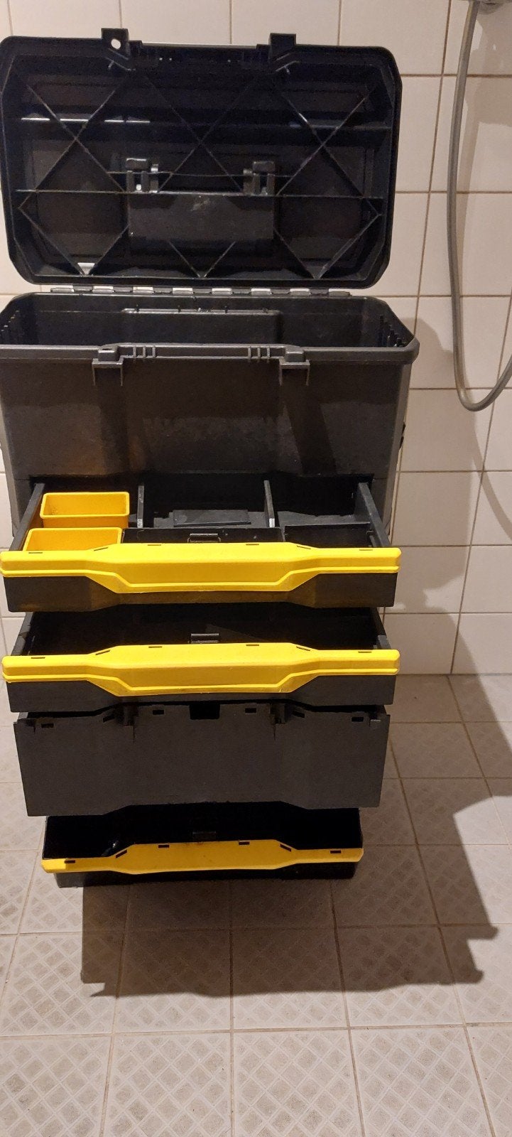Stanley Gereedschapskoffer met lades. 85x50x35 cm, Ophalen of Verzenden, Gevuld, Gebruikt