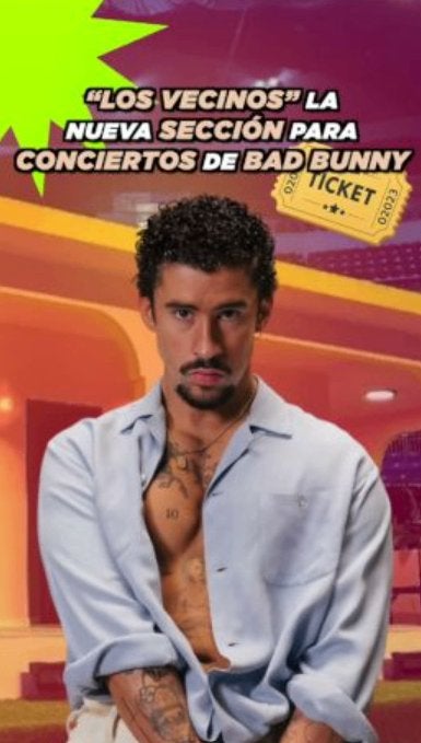 Bad Bunny, Los Vecinos ticket, Dinsdag 23-6, Eén persoon, Juni