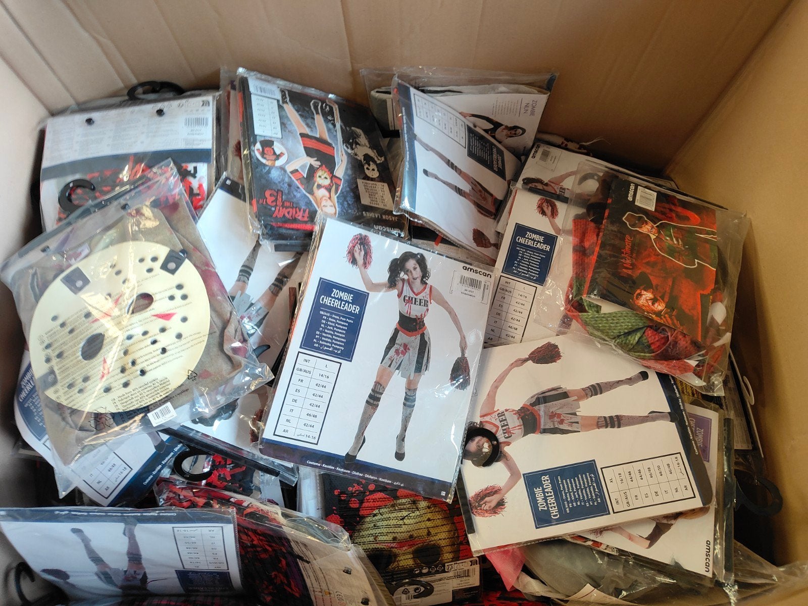 Partij Halloween Pakken - Palletbox Vol Mix Handel, Diversen, Rommelmarktspullen, Ophalen, Onbekend, Nieuw, Onbekend