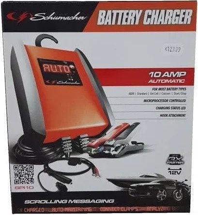 Schumacher SPI10 12V 10A Automatische Acculader, Ophalen of Verzenden, Nieuw, Overige typen, Overige merken