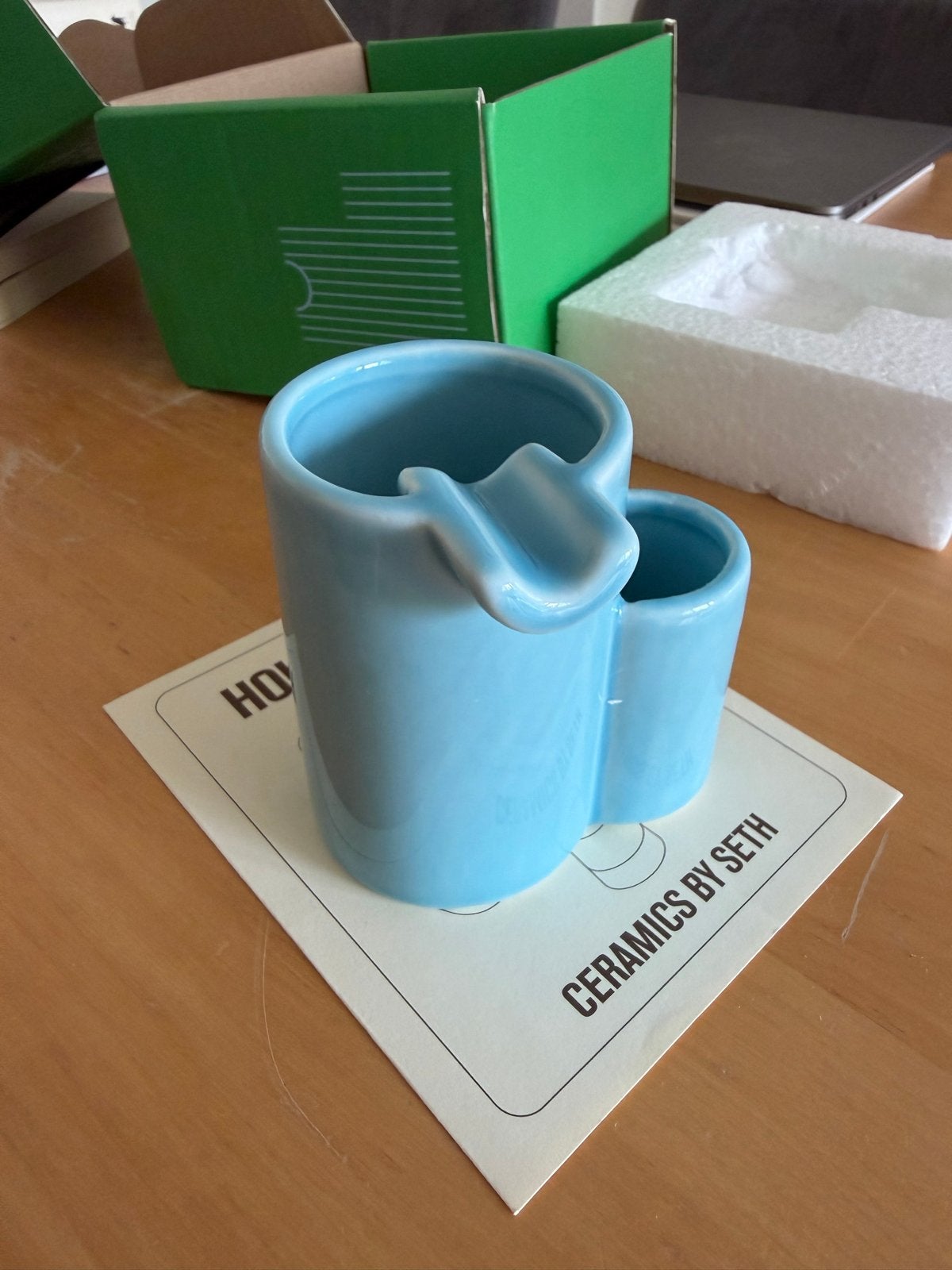 Houseplant Sidecar Ashtray by Seth - Keramische Asbak NIEUW, Verzenden, Nieuw, Asbak