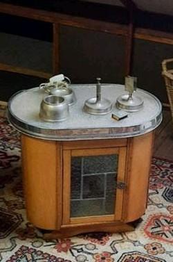 Vintage Rooktafeltje met Toebehoren - Art Deco Stijl, Antiek en Kunst, Ophalen