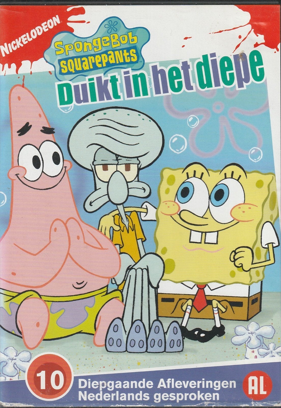 SpongeBob SquarePants - Duikt in het Diepe (DVD), Cd's en Dvd's, Europees, Animatie, Verzenden, Alle leeftijden