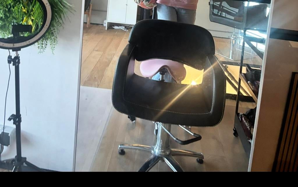 kappersstoel, Ophalen, Nieuw, Zwart, Eén