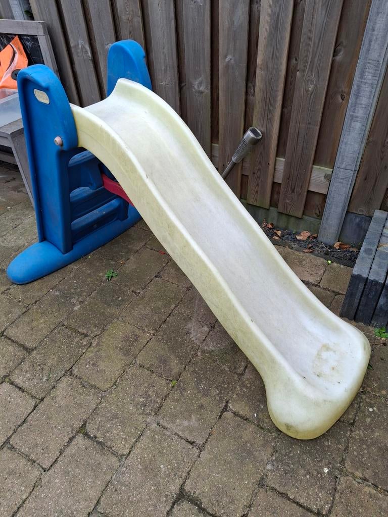 Glijbaan voor kinderen - Blauw en wit, Ophalen, Gebruikt