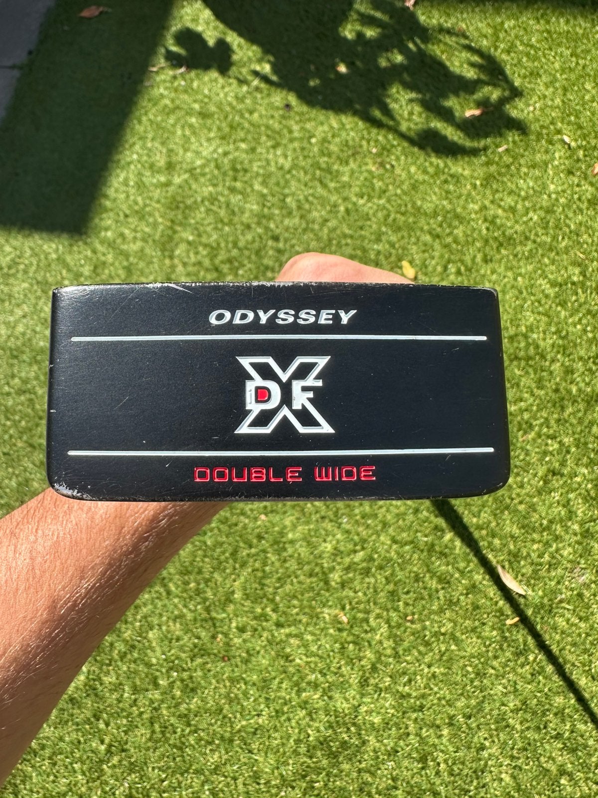 Callaway odyssey double wide putter, Ophalen of Verzenden, Zo goed als nieuw, Club, Callaway