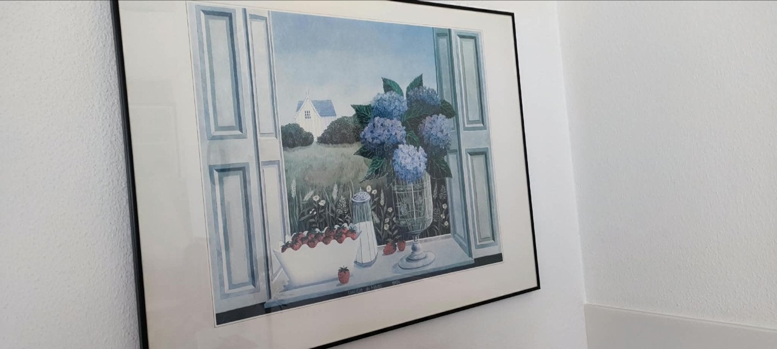 Schilderij Laetitia de Haas - Stilleven met bloemen (1984), Ophalen, Gedateerd, Realistisch, Stilleven