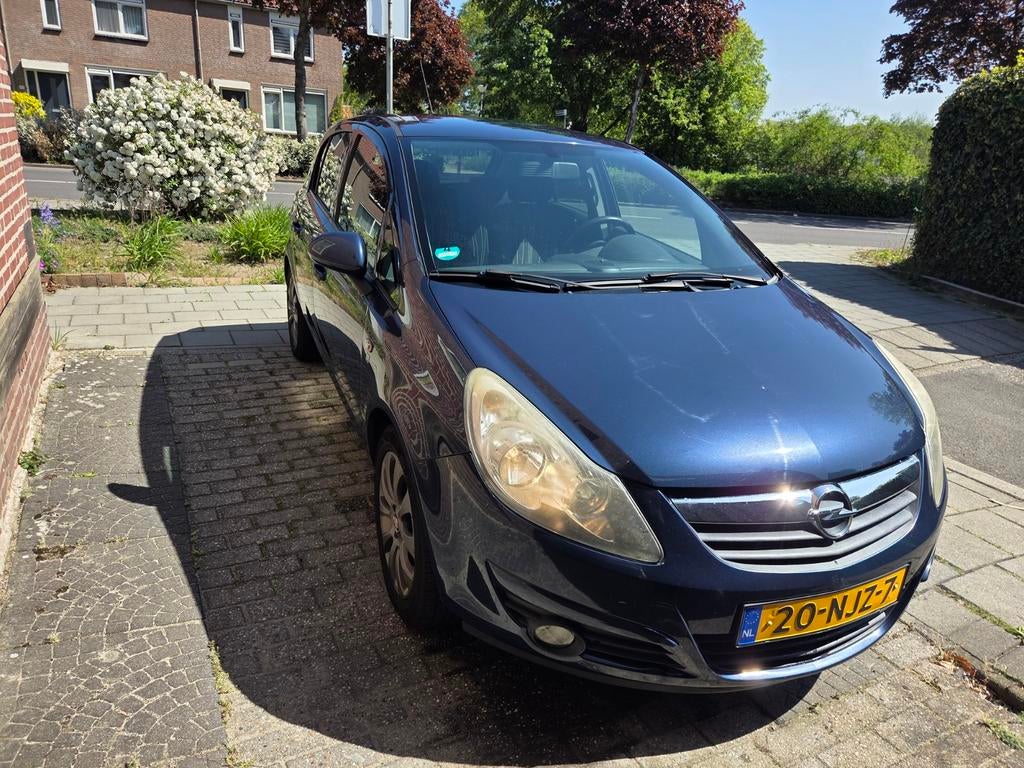 Opel Corsa 1.4 16V 5D 2010 Blauw 111 edition, Auto's, Voorwielaandrijving, 1063 kg, 1398 cc, 4 cilinders