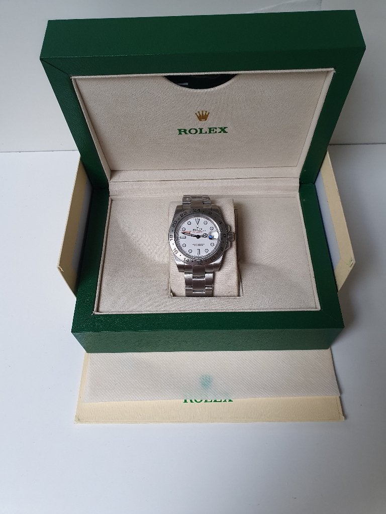 Rolex Oyster Perpetual Date  Explorer ll, Staal, Polshorloge, Nieuw, Ophalen of Verzenden