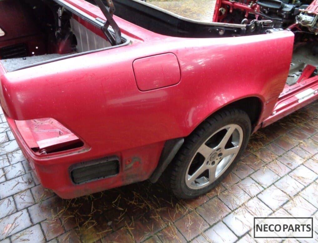 MERCEDES BENZ SL R129 COMPLEET KONT ACHTERSCHERM SNIJDEEL R-, Gebruikt, Ophalen of Verzenden, Achter, -