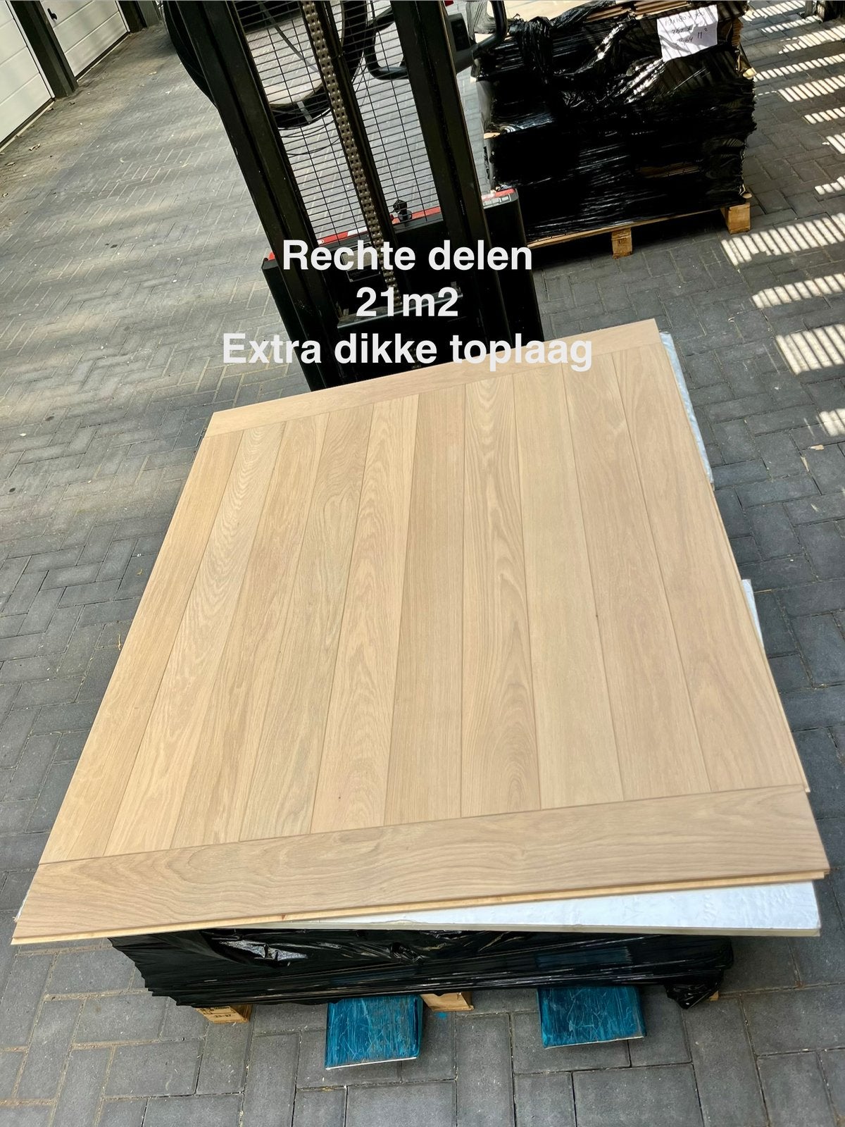 Eiken vloer, Ophalen of Verzenden, Zo goed als nieuw, 75 m² of meer, Parket