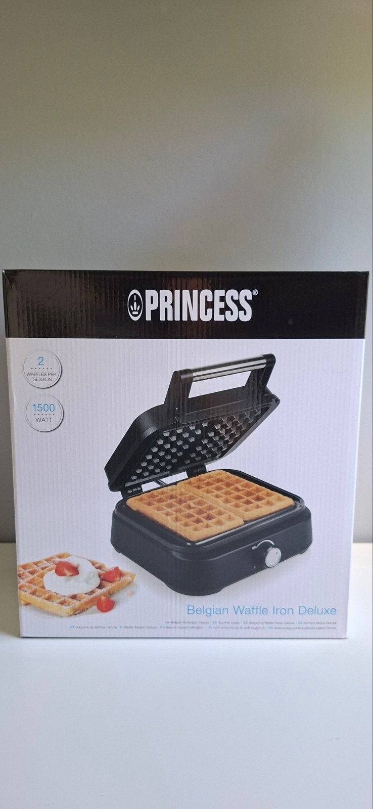 Princess Belgische Wafelijzer Deluxe - Nieuw in doos, Ophalen of Verzenden, Nieuw